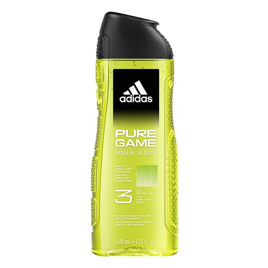 Adidas Pure Game Shower Gel for Men 400ml – Bold Energizing Body Wash