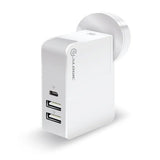 ALOGIC 3-Port USB-C & USB-A 45W Travel Charger with Multi-Country Plugs & Power Delivery