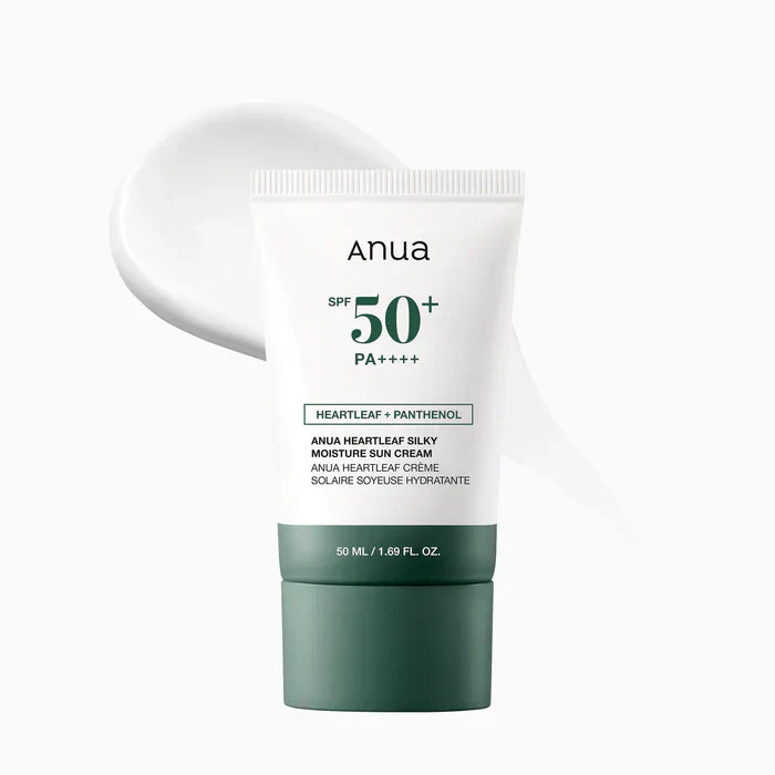 Anua Heartleaf Silky Moisture Sunscreen Cream 50Ml