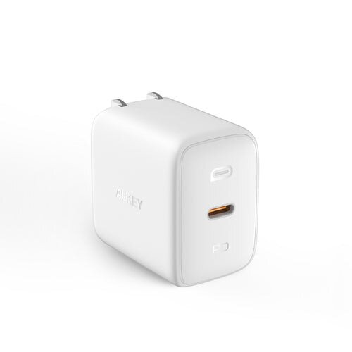 AUKEY PA-B2 Omnia 61W GaN Fast Charger – USB-C PD 3.0 Laptop & iPhone Power Adapter (Original)