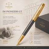 Parker IM Custom Fountain Pen – Storm Grey