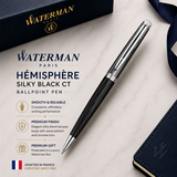 Waterman Hémisphère Ballpoint Pen – Silky Black CT