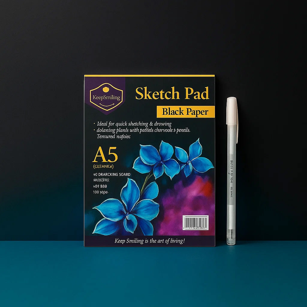 Black Paper Drawing Kit