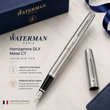 Waterman Hémisphère Deluxe Fountain Pen – Metal CT