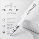 Waterman Perspective White CT Ballpoint Pen