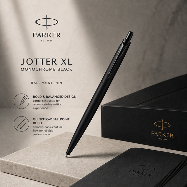 Parker Jotter XL Monochrome Black Ballpoint Pen, alternate view