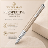 Waterman Perspective Champagne CT Fountain Pen