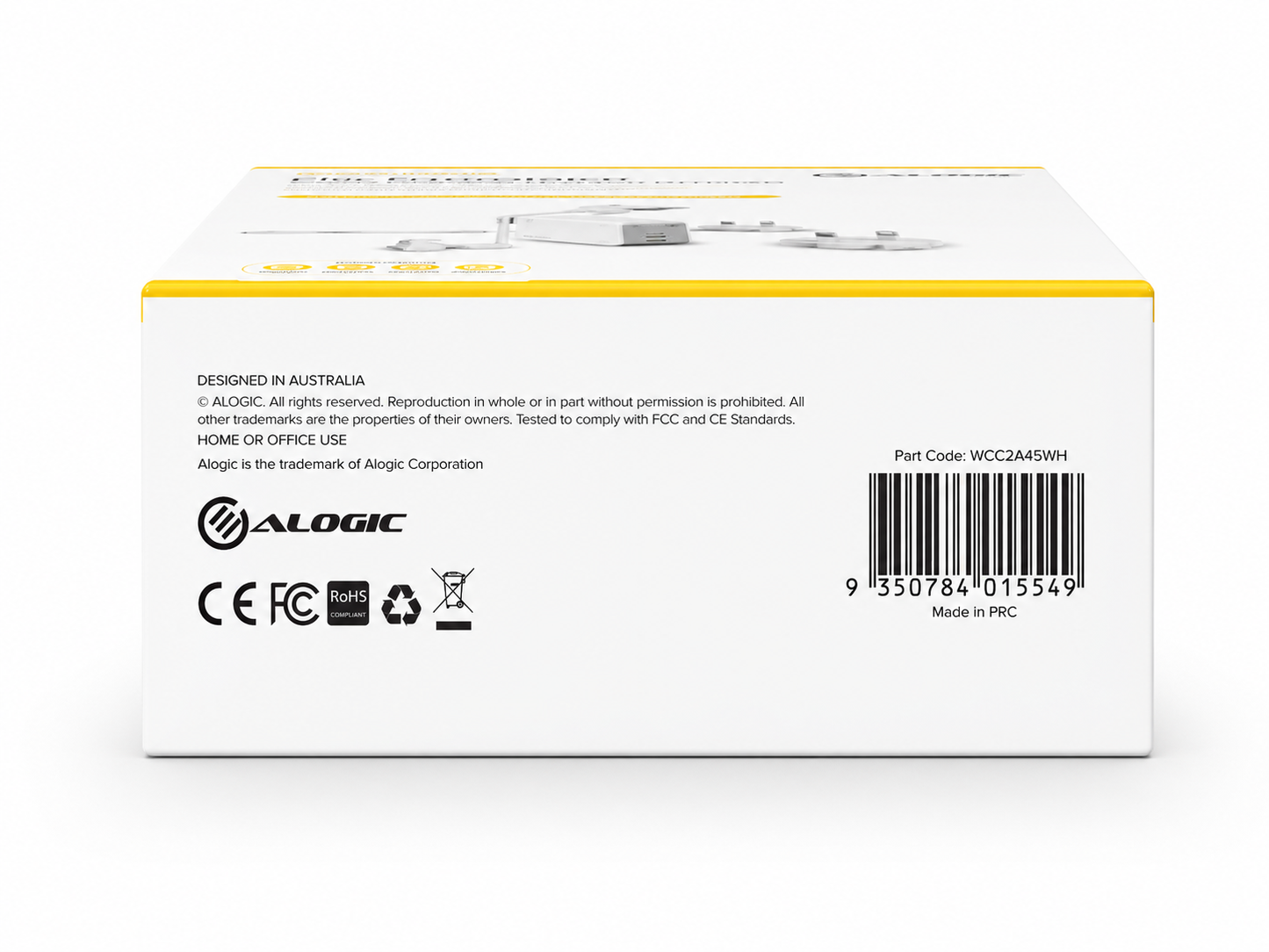 ALOGIC 3-Port USB-C & USB-A 45W Travel Charger with Multi-Country Plugs & Power Delivery