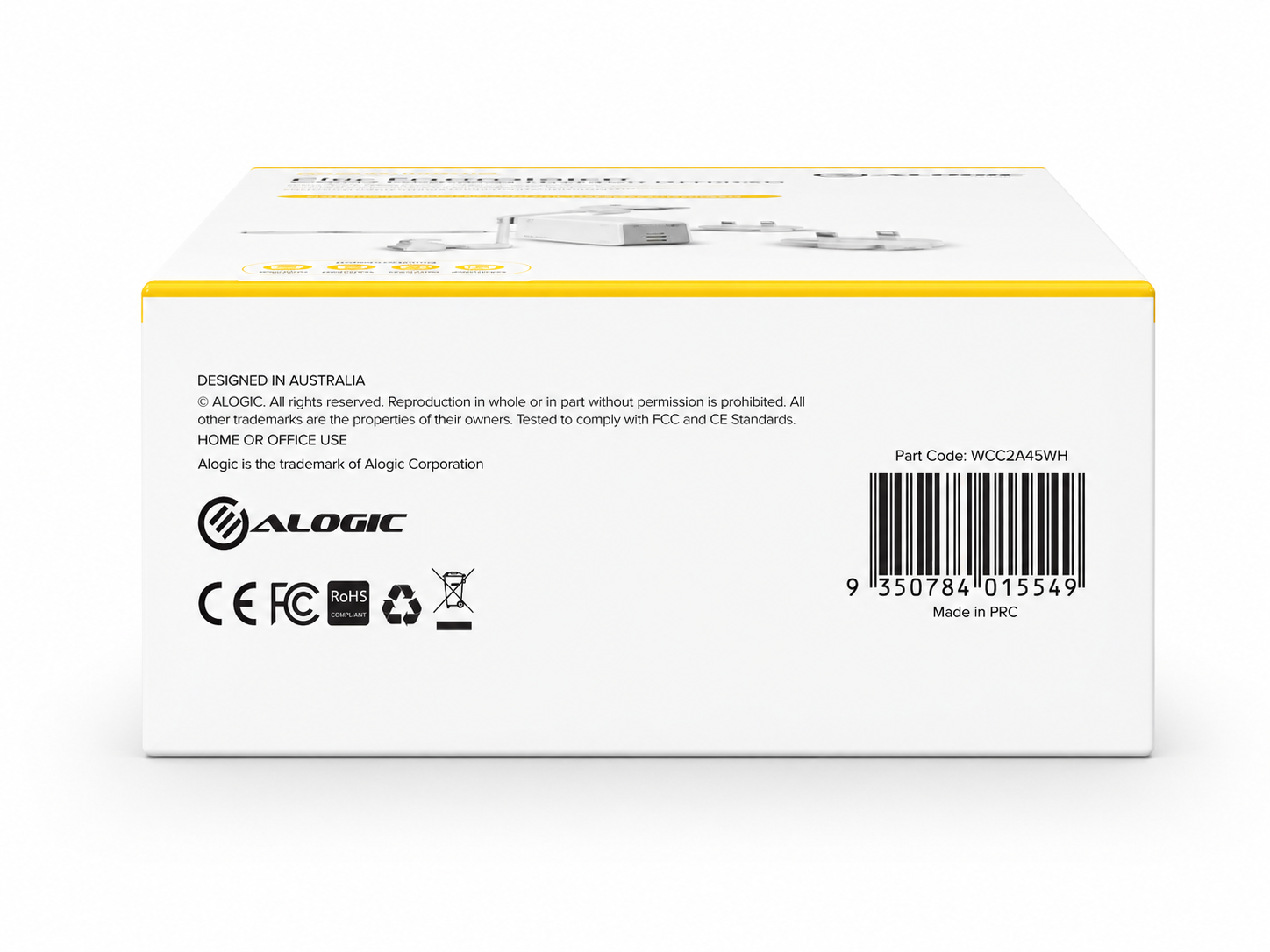 ALOGIC 3-Port USB-C & USB-A 45W Travel Charger with Multi-Country Plugs & Power Delivery