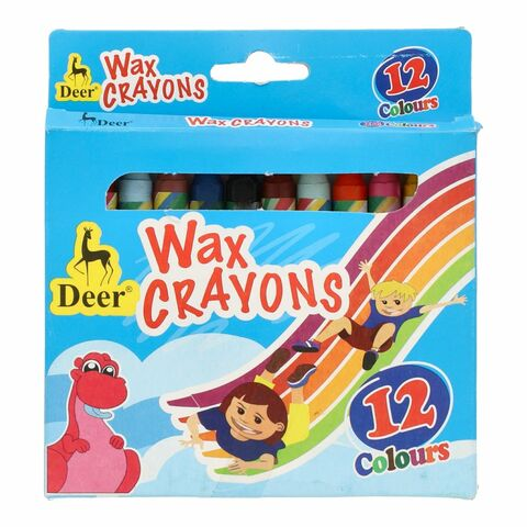 Deer Wax Crayons 12 Color