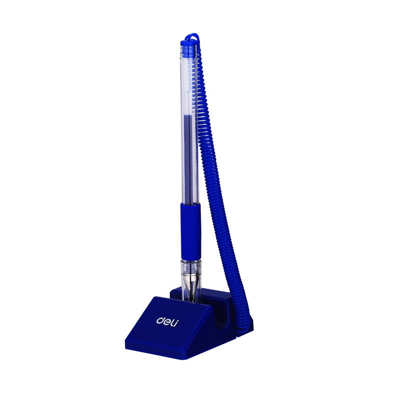 Deli E6791 Desk Stand Gel Pen – Black / Blue - 0.5 MM