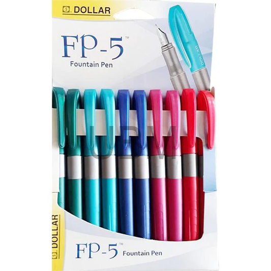 Dollar Fountain Pen FP-5 Pack Of 10