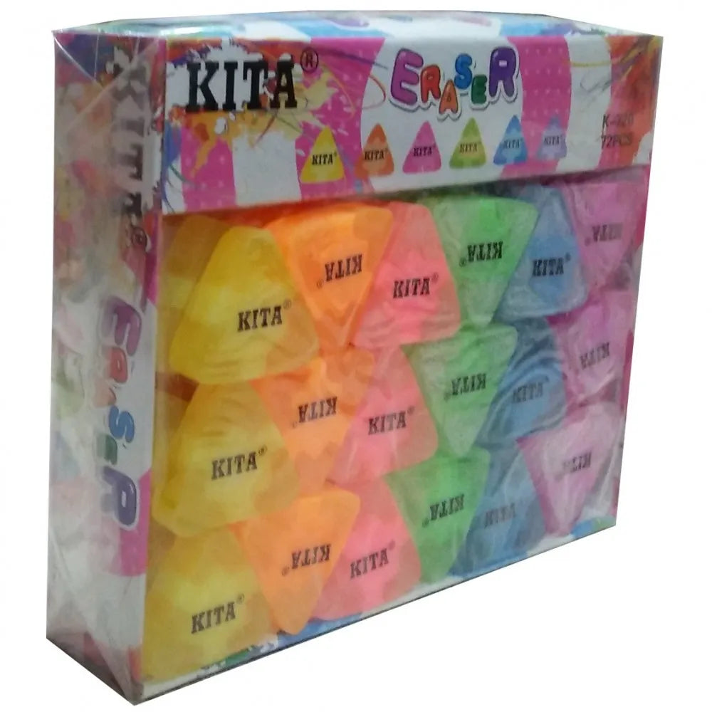 Kita Eraser Triangle (72 Pcs) K-720