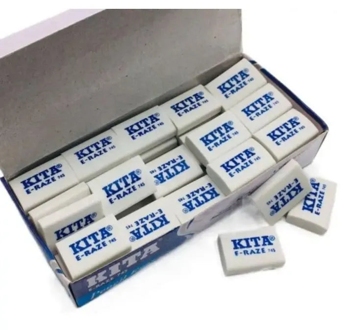 Kita Soft Pencil Erasers Box Of 60 Erasers K-2005
