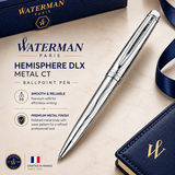 Waterman Hémisphère Deluxe Ballpoint Pen – Metal CT