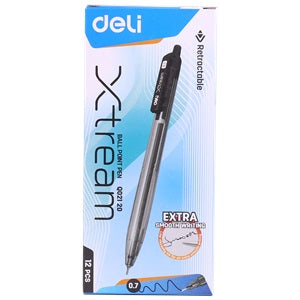 Deli Xtreme Blue Ballpoint Pen 2130 | Pack of 12