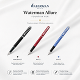 Waterman Allure Fountain Pen – Chrome Trim (CT)