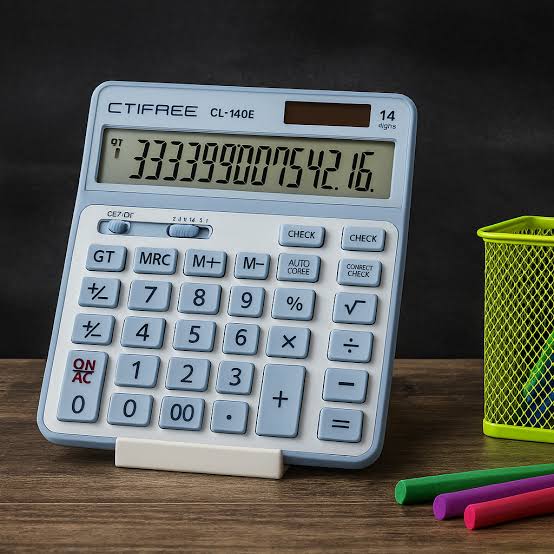 CTIFREE 140E Professional Calculator – Precision Black