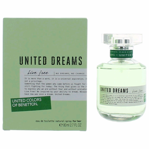 Benetton Live Free EDT 80ml – Fresh Men's Fragrance
