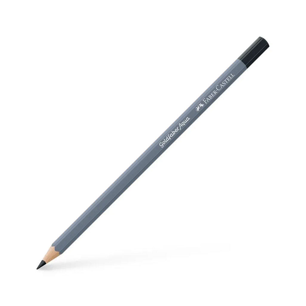 Faber-Castell Gold Faber Aqua Water Colour Pencil – Black Single Piece