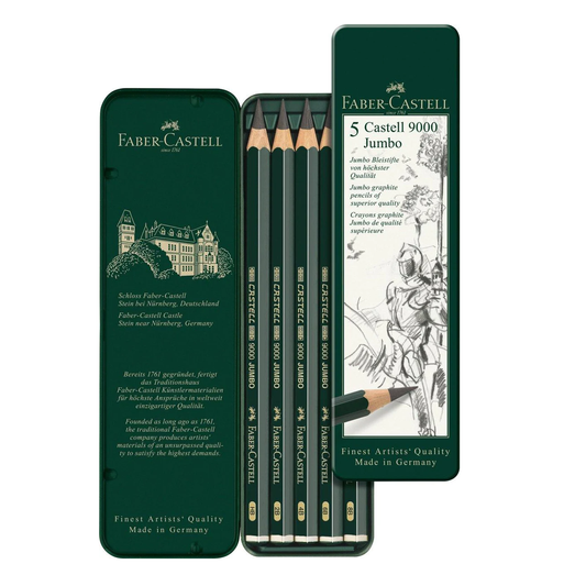 Faber Castell 9000 Jumbo Pencil Set Of 5