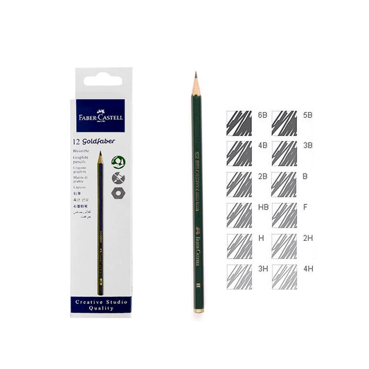 Faber Castell Gold Fibre Degree Pencil Set Of 12