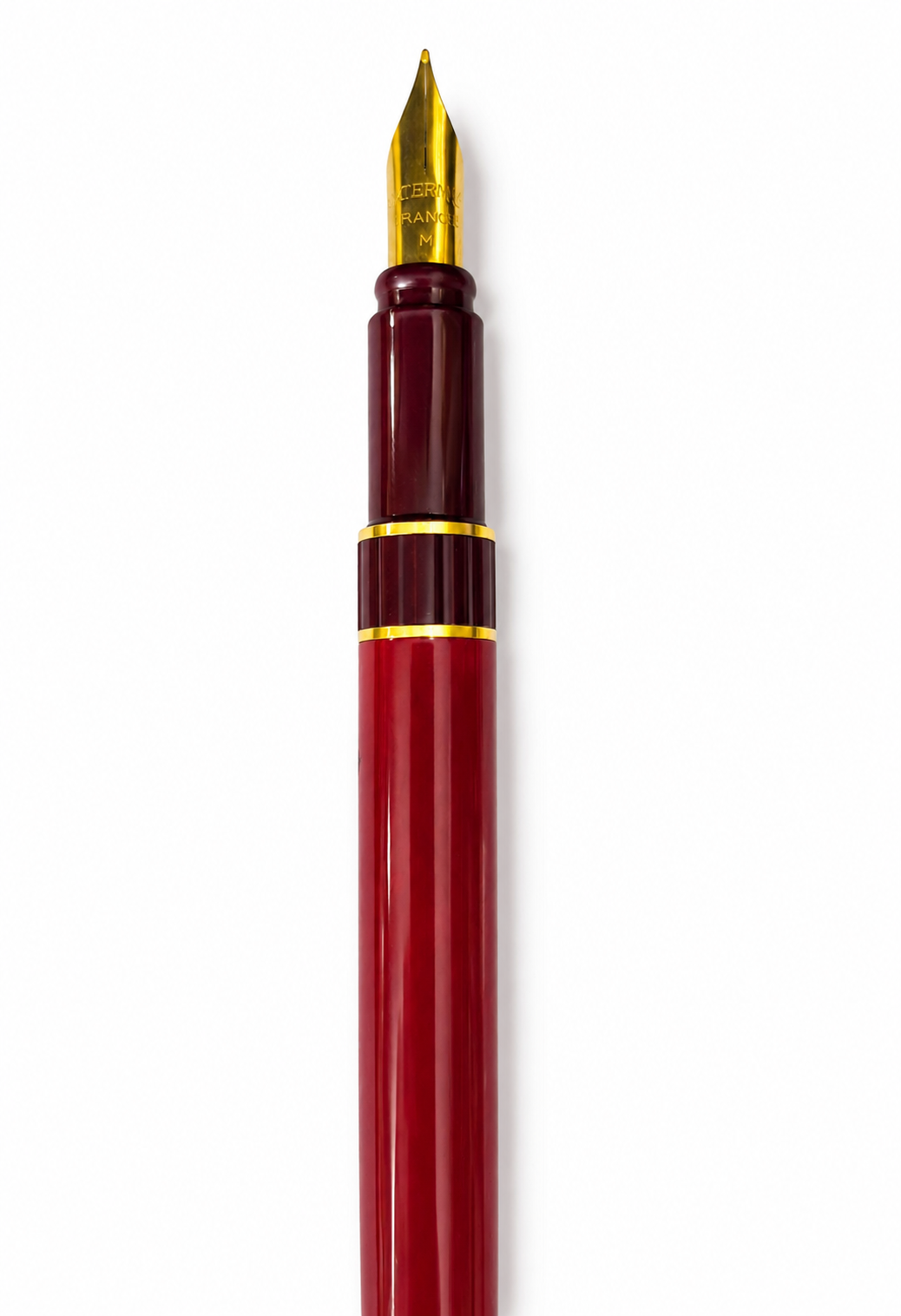 Waterman Centurion Marble Red Fountain Pen – Screw Converter Fill