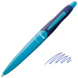 Milan CAPSULE Ballpoint Pen – 1mm Blue Ink | Pink, Blue & Grey