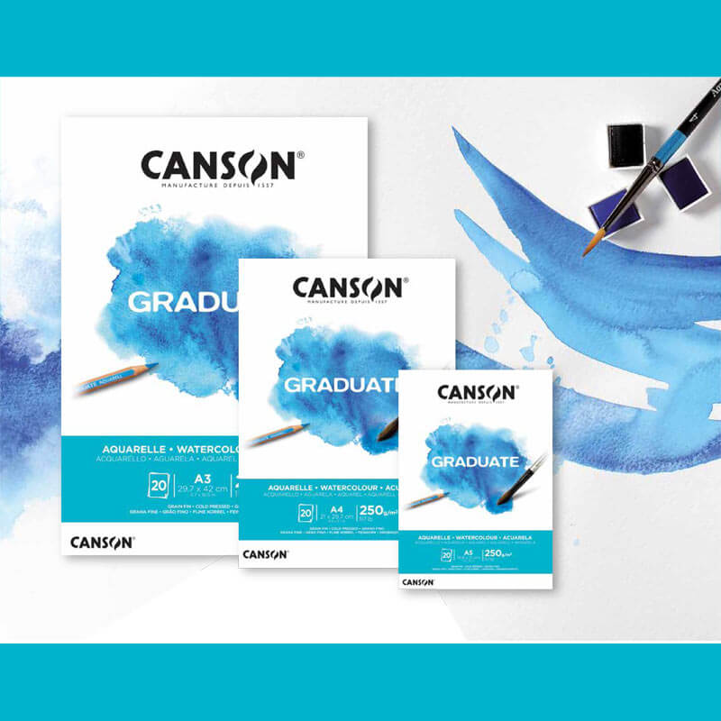 Canson Graduate Watercolour Pad 250 gsm