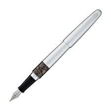 Pilot MR 02 Fountain Pen – Silver Python