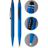 Cross Tech Blu Ballpoint Pen AT0652-6 – Blue Lacquer with Chrome Trim