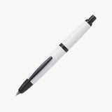 Pilot Capless Vanishing Point Fountain Pen – Matte White BT (18K Gold Nib)