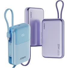 JOWAY JP298C Magnetic Power Bank 10000mAh – 20W PD Fast Charging | Built-in Type-C Cable | MagSafe Compatible