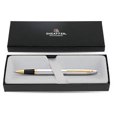 Sheaffer VFM 9422 Rollerball Pen – Polished Chrome with Gold Tone Trim