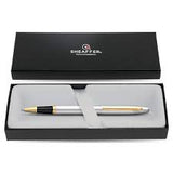 Sheaffer VFM 9422 Rollerball Pen – Polished Chrome with Gold Tone Trim