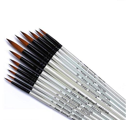 Keep Smiling Professional Fine Tip Paint Brush Sets