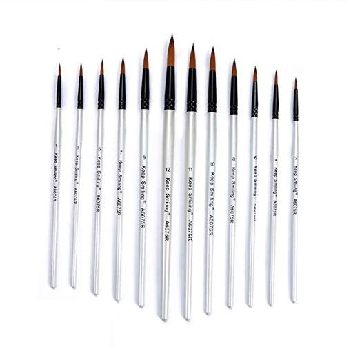 Keep Smiling Professional Fine Tip Paint Brush Sets