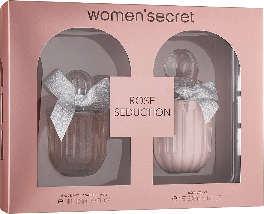 Women Secret Rose Seduction Set Edp 100Ml+Body Lotion 200Ml