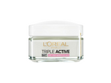 L'Oreal Paris Triple Active 24H Multi-Protection Moisturizer Day Cream, Vitamin E, Ceramide, UV Filter, For Dry & Sensitive Skin, 50ml