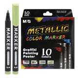 M&G Metallic Color Marker Pack of 10