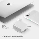 60W USB-C Laptop/MacBook Wall Charger with USB-C Charging Cable – Travel Edition (Original)