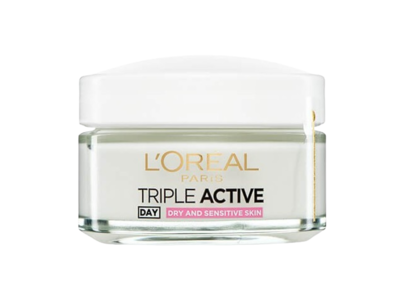 L'Oreal Paris Triple Active 24H Multi-Protection Moisturizer Day Cream, Vitamin E, Ceramide, UV Filter, For Combination Skin, 50ml