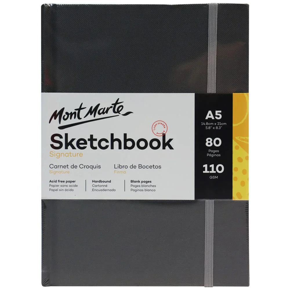 Mont Marte Hardbound Sketch Book Signature 110gsm