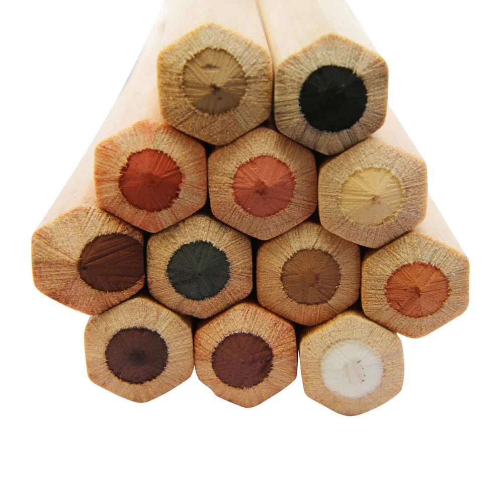 Mont Marte Skin Tints Pastel Pencils Signature Pack of 12