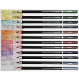 Mont Marte Watersoluble Earth Tones Coloured Graphite Pencils Signature Pack of 12