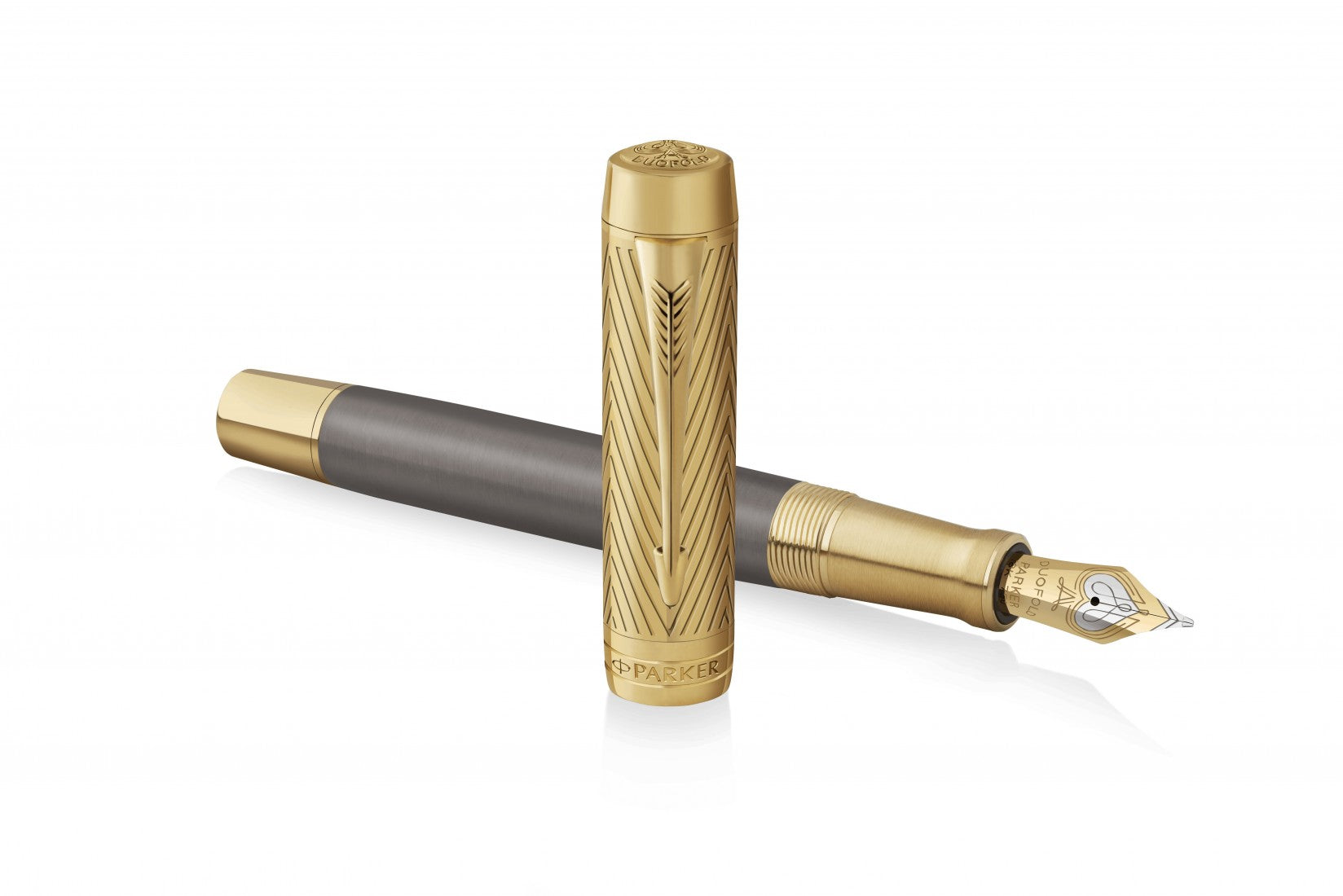 Parker IM Custom Fountain Pen – Storm Grey