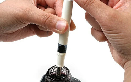 Pelikan Classic M205 Fountain Pen – White & Silver | Piston Filler | Made in Germany