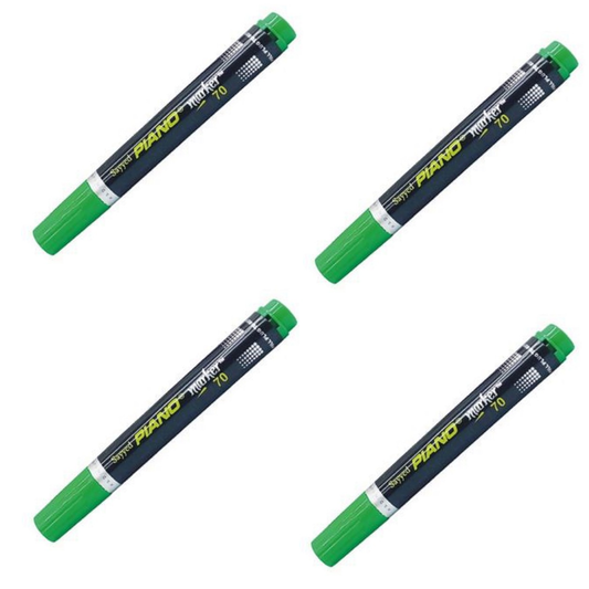 Piano Permanent Marker 70-Round 4 Pcs
