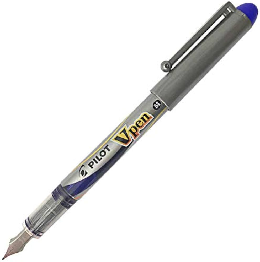 Pilot V-Pen Disposable Fountain Pen – Blue (Medium Nib)