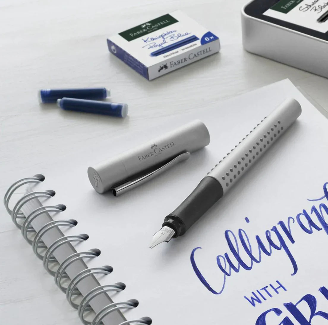 Faber Castell Calligraphy Gift Set - Silver